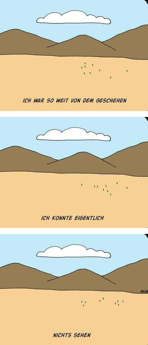 Cartoon: Was geschieht da?